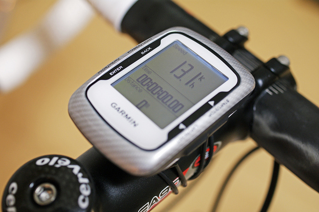 Ciclocomputador de bicicleta para medir el pulso